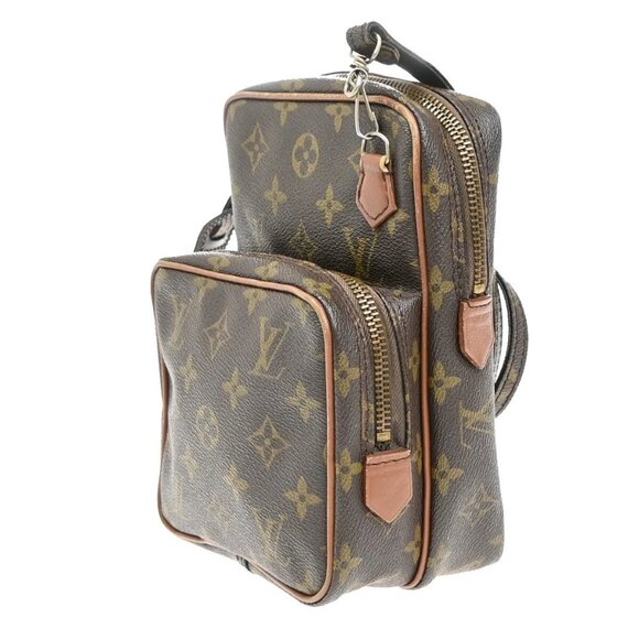 LOUIS VUITTON Mini Amazon Shoulder Bag Monogram Leather Brown - Picture 10 of 16